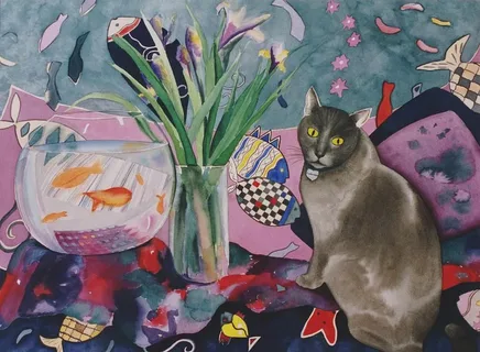 matisse cat print