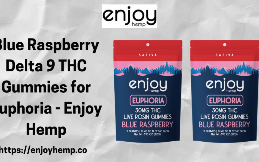 Blue Raspberry Delta 9 THC Gummies