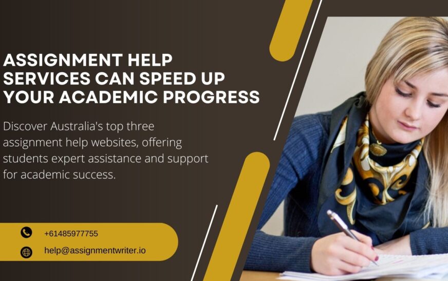 Assignment Help Services Can Speed Up Your Academic Progress