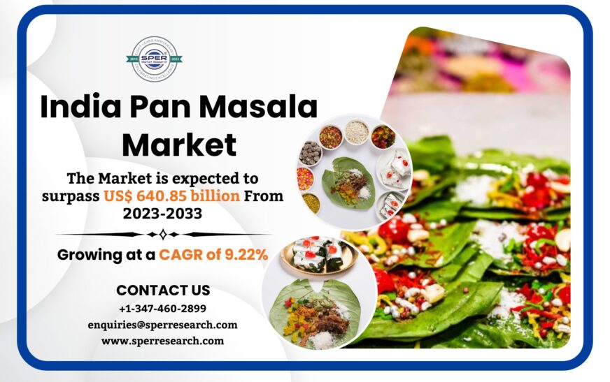 India Pan Masala Market Growth and Size, Revenue, Industry Share, Key Manufacturers, Challenges, Opportunities and Forecast 2023-2033