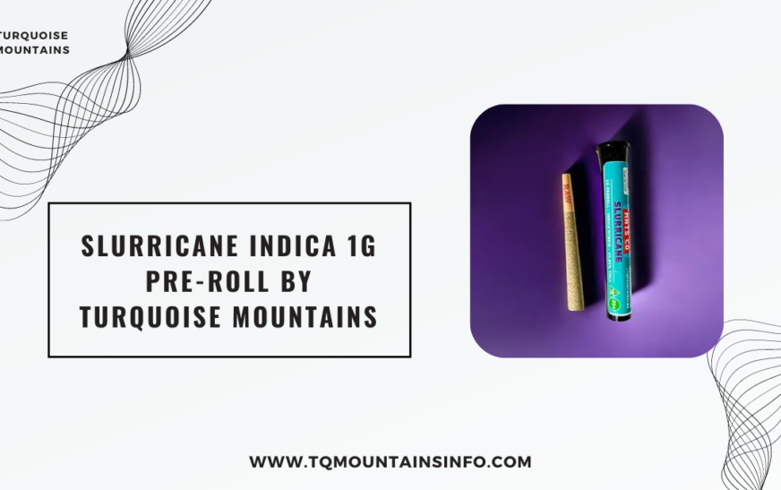 Slurricane Indica 1g Pre-Roll by Turquoise Mountains