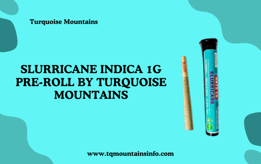 Slurricane Indica 1g Pre-Roll by Turquoise Mountains