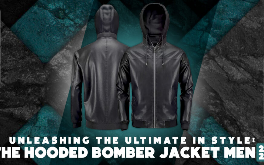 The Hooded Bomber Jacket Men 2024