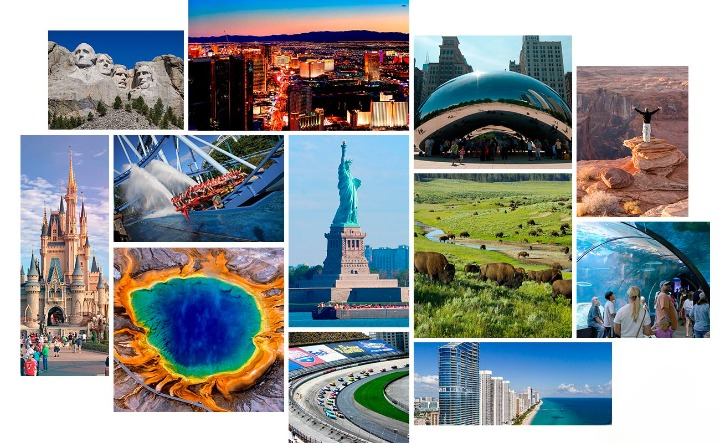 Popular Tourist Destinations in the USA